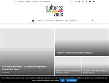 Tablet Screenshot of culturezvous.com